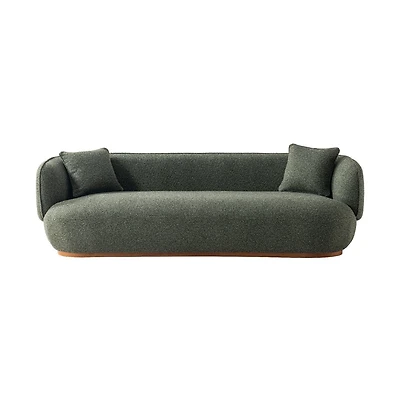 Luna Boucle Sofa w/2 Pillows