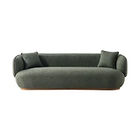 Luna Boucle Sofa w/2 Pillows