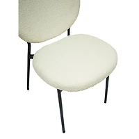 Sashi Dining Chair - Linen Boucle'