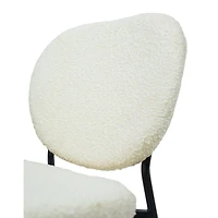 Sashi Dining Chair - Linen Boucle'