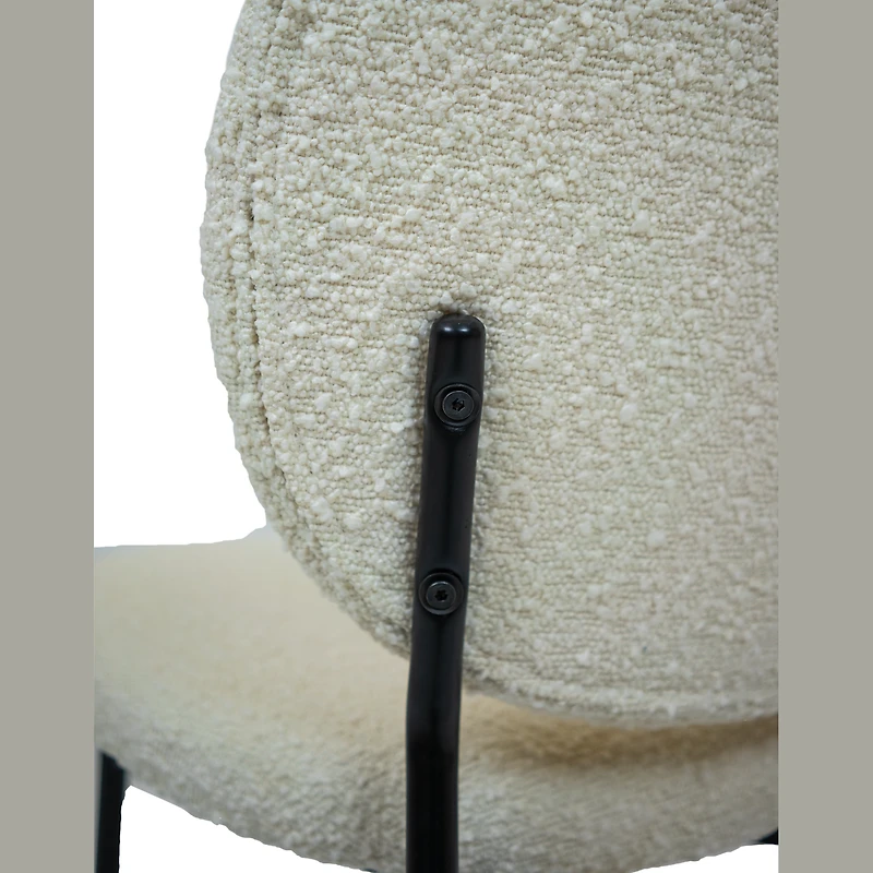 Sashi Dining Chair - Linen Boucle'
