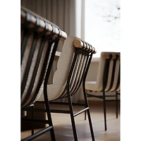 Maru Boucle' Fabric Dining Chair