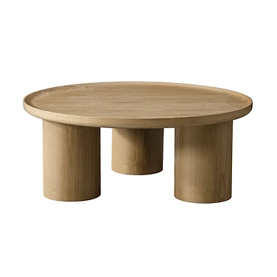 Viggo Round Coffee Table – Natural