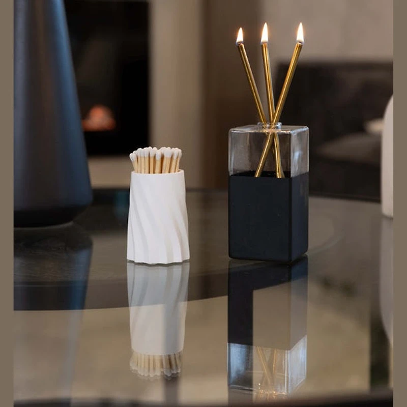 White Concrete Safety Match Set [x1]