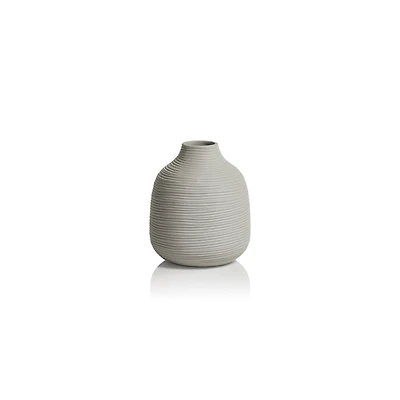Delano Porcelain Vase - White - Small