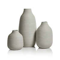 Delano Porcelain Vase - White - Medium