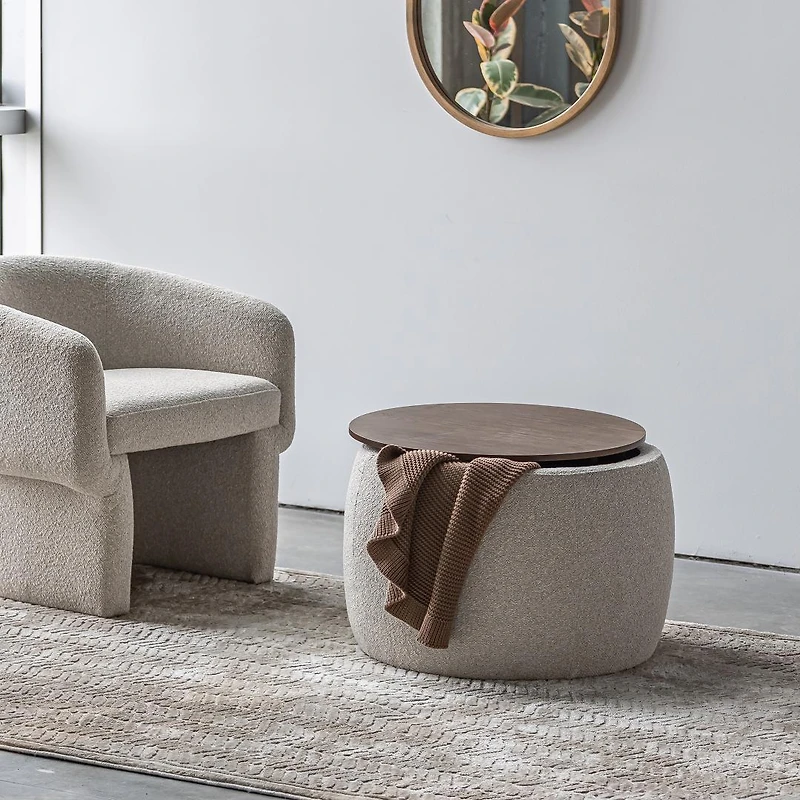Ash Storage Ottoman