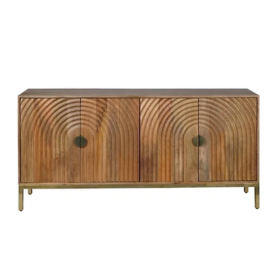 Asher 4 Door Accent Cabinet