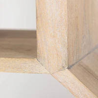 Traro Blonde Wooden Compartment Shelving Unit