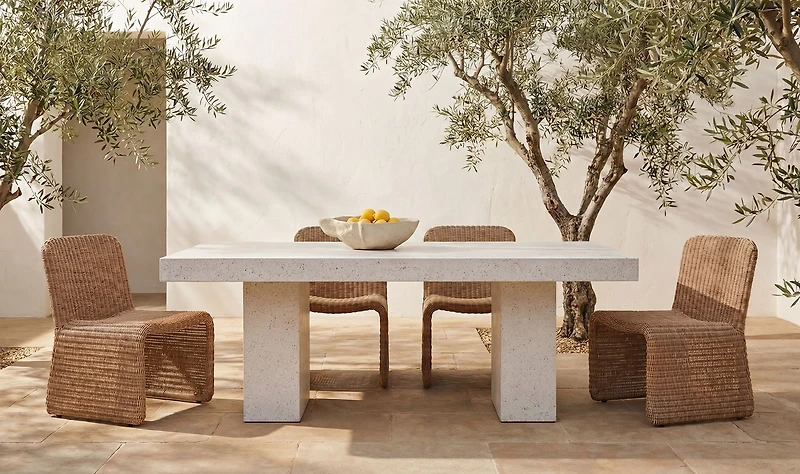 Antonius Outdoor Dining Table Terrazzo