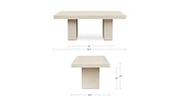 Antonius Outdoor Dining Table Terrazzo