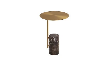 BUTLER End Table in Brass