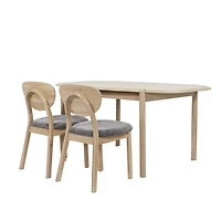 Runway Small Dining Table 62" - Light Oak