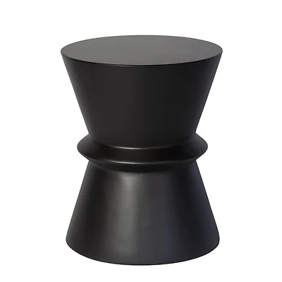 Concrete Hourglass Side Table