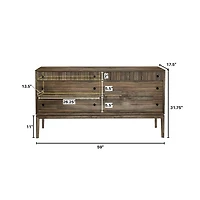 West 6 Drawer Dresser