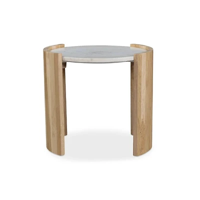 Dala Side Table White