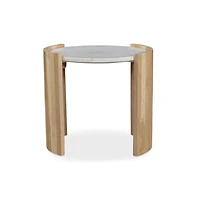 Dala Side Table White