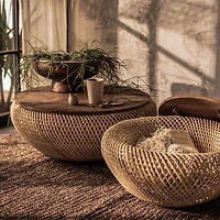 D-Bodhi Wave Coffee Table - Large/ Natural