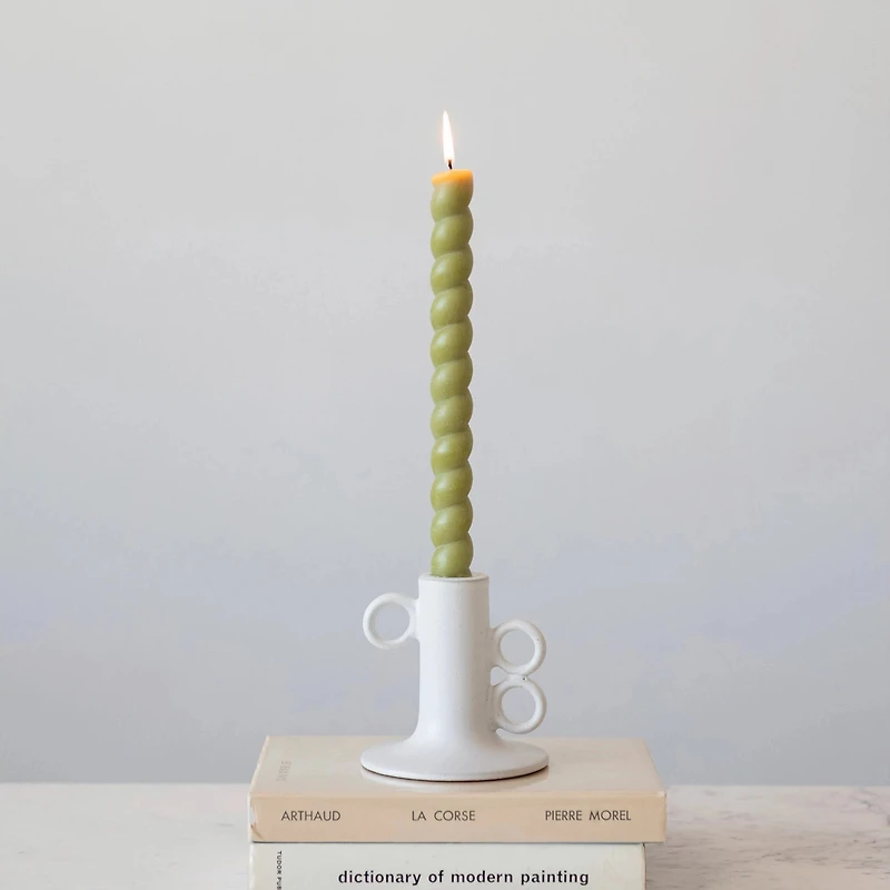 Stoneware Taper Holder