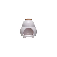 Stoneware Footed Inscense Chimney