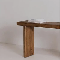 Monterey Console Table Rustic Blonde