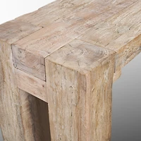 McArthur Whitewash Wood Console Table