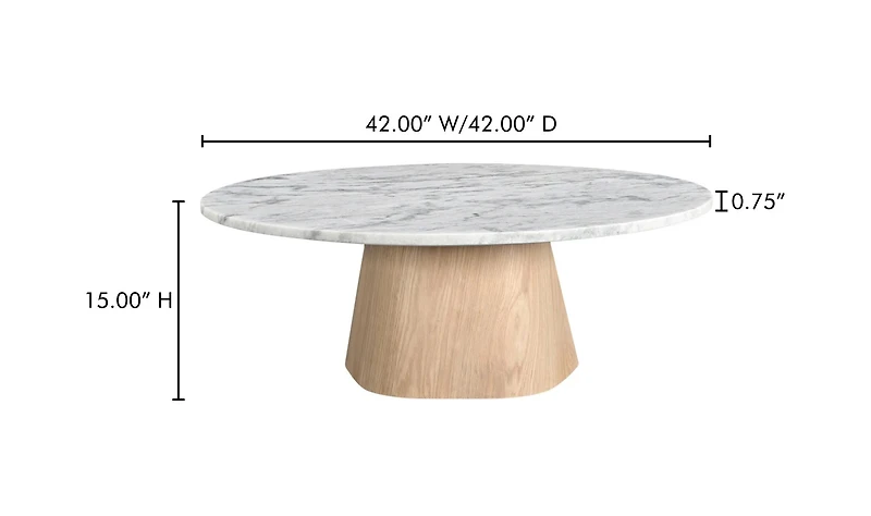 Evelyn Coffee Table Ashen Grey Matrix