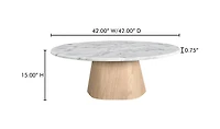 Evelyn Coffee Table Ashen Grey Matrix