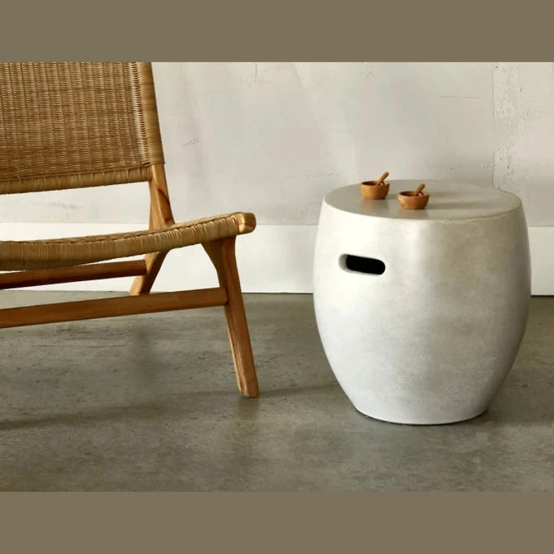 Fiber cement side table