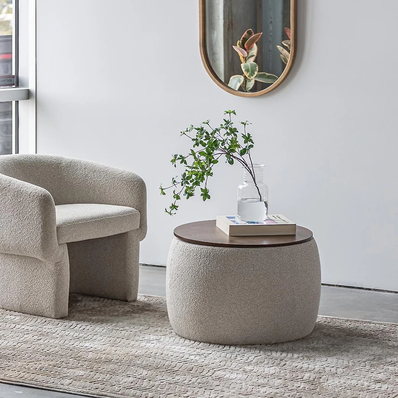 Fleur Chair - Buff