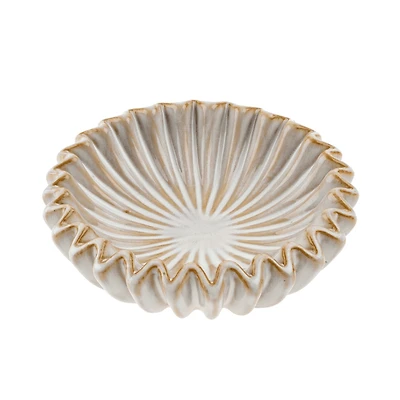 Fluted Ceramic Catchall L