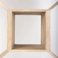 Traro Blonde Wooden Compartment Shelving Unit
