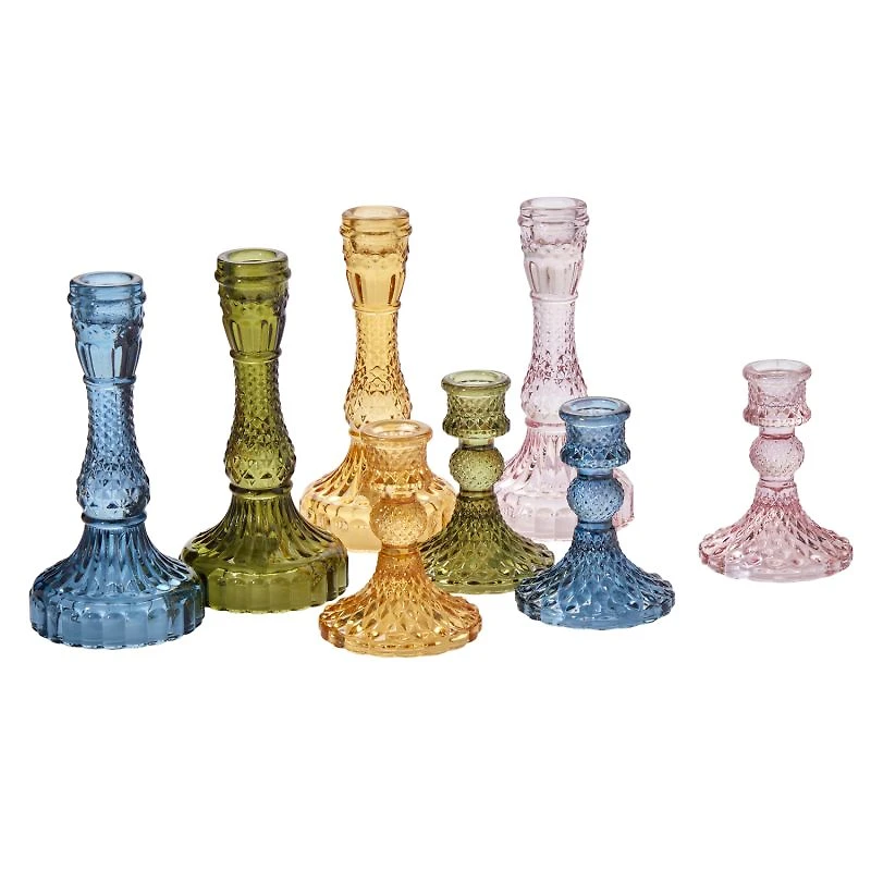 Gillian Pink Candlestick - Large
