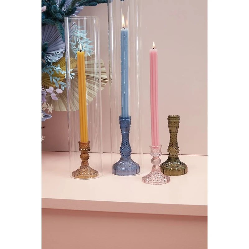 Gillian Pink Candlestick - Large