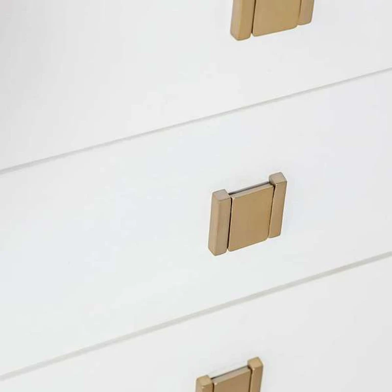 Hara 5 Drawer Tall Dresser - White