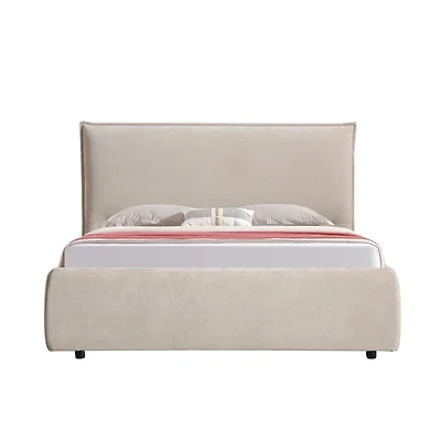 Arena Gas Lift Storage Bed – Fabric Upholstered Platform