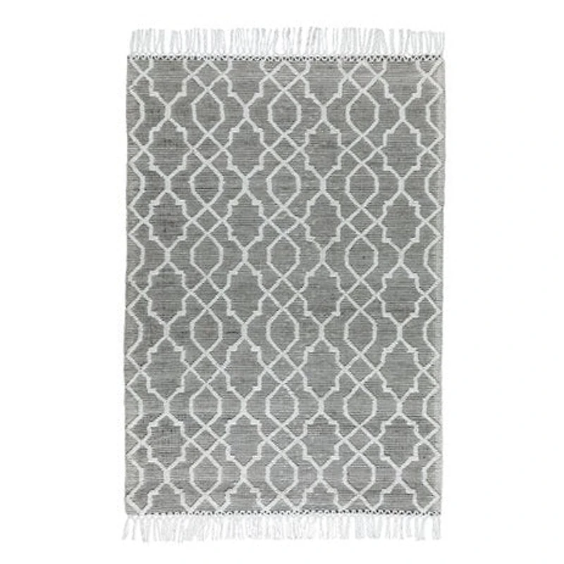 CIMO HAND WOVEN RUG IVORY/GRAPHITE