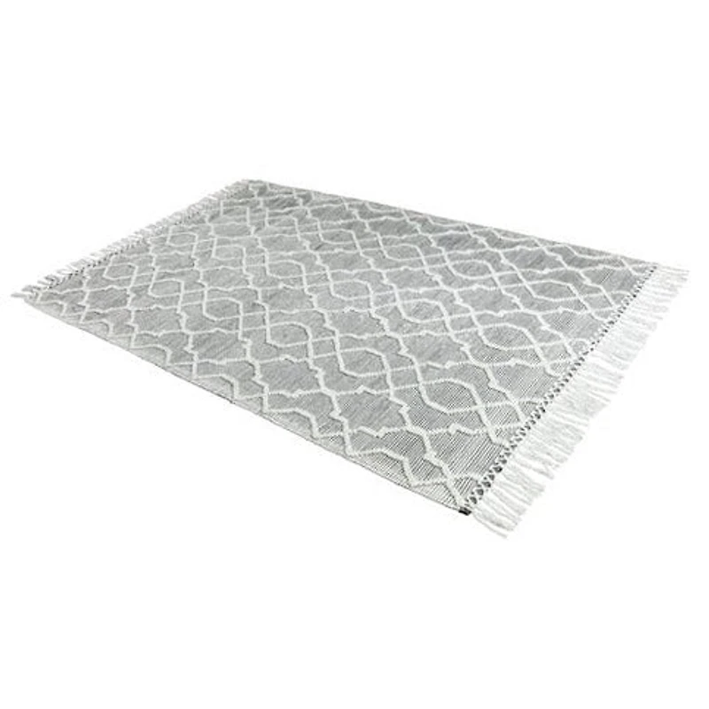 CIMO HAND WOVEN RUG IVORY/GRAPHITE