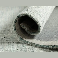 ALMOS HAND WOVEN RUG IVORY/TURQUOISE
