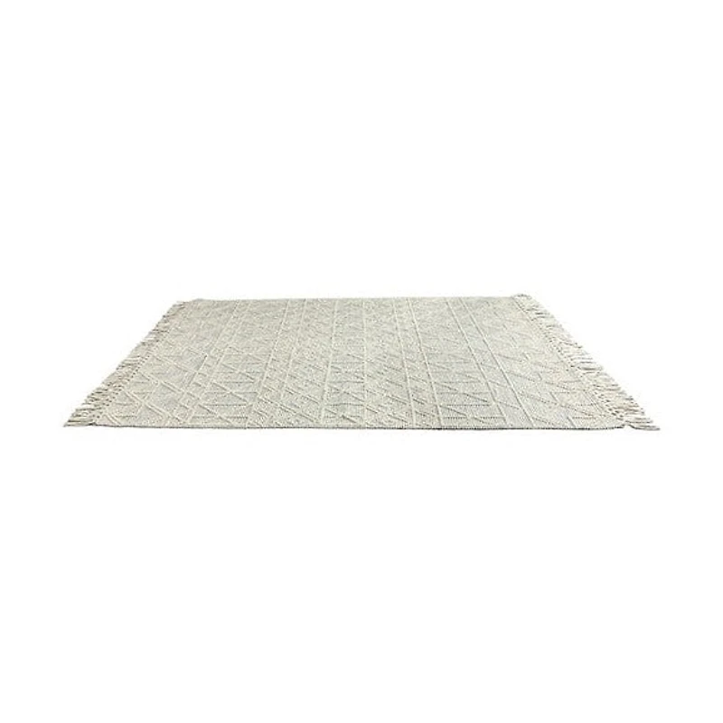 BARNEX HAND WOVEN RUG IVORY/CHARCOAL