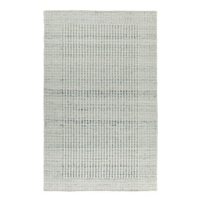 VESLEY HAND WOVEN RUG IVORY/SILVER 5X8