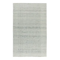 VESLEY HAND WOVEN RUG IVORY/SILVER 5X8