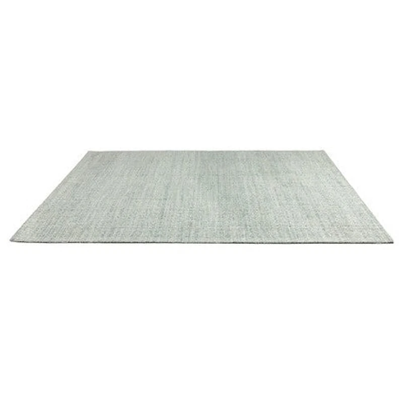 ALMOS HAND WOVEN RUG IVORY/TURQUOISE