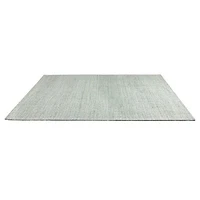 ALMOS HAND WOVEN RUG IVORY/TURQUOISE