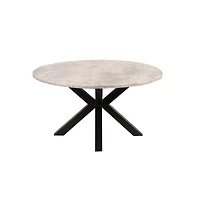 Spider Leg Marble Top Dining Table