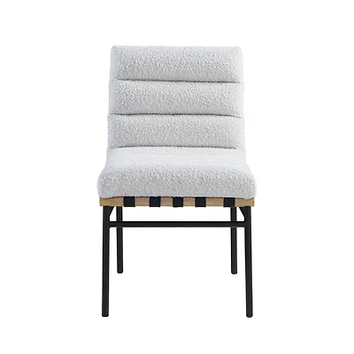 Maru Boucle' Fabric Dining Chair