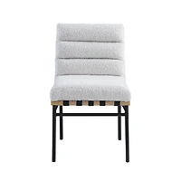 Maru Boucle' Fabric Dining Chair