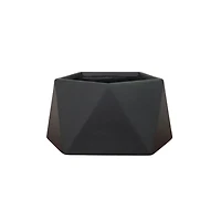 Ion Short Fiberclay Planter Black - Large