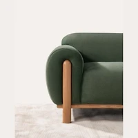 Idun Sofa - Green Velvet