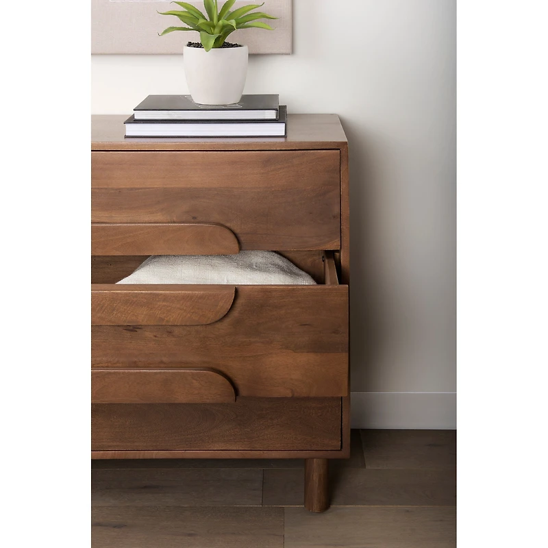 Astrid Solid Wood 3-Drawer Cabinet